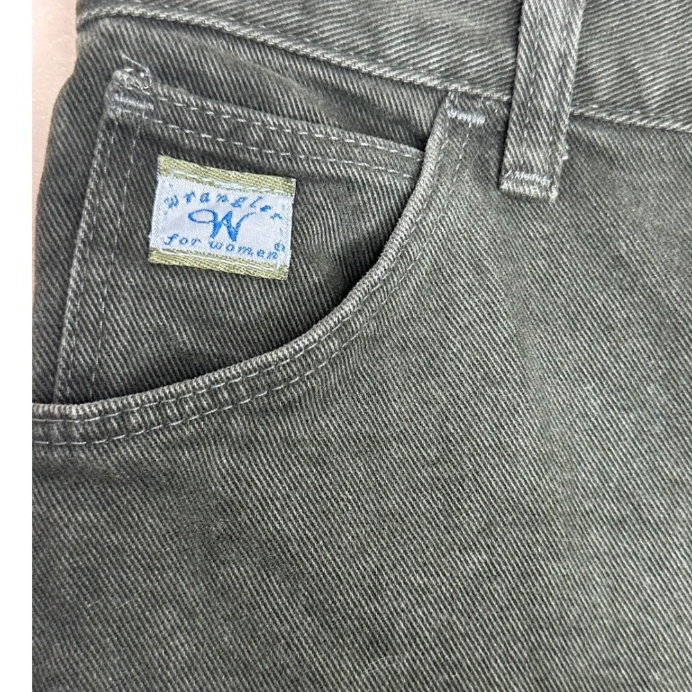 Wrangler for Women‎ 90s Jeans Size 16 Vintage High Rise Dark Green USA Made